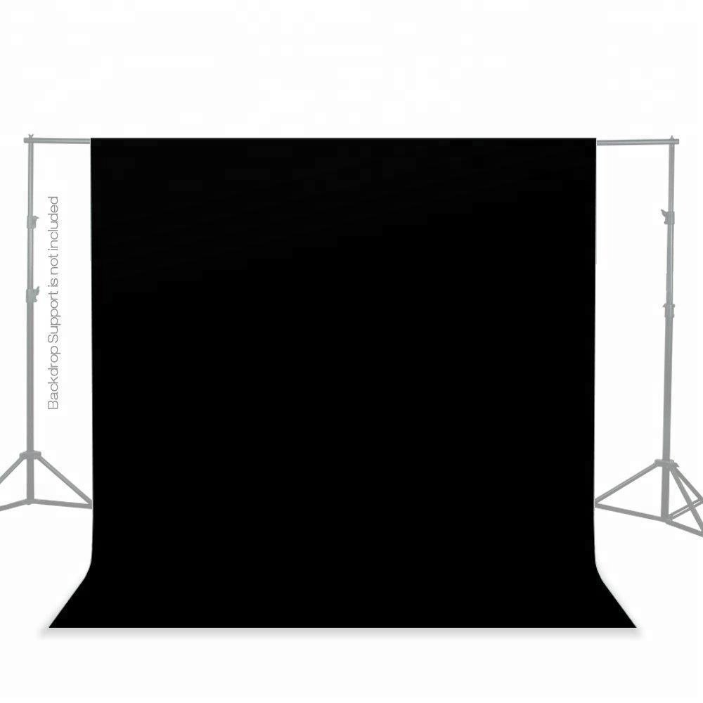 Fond du Studio noir en tissu 3x6m