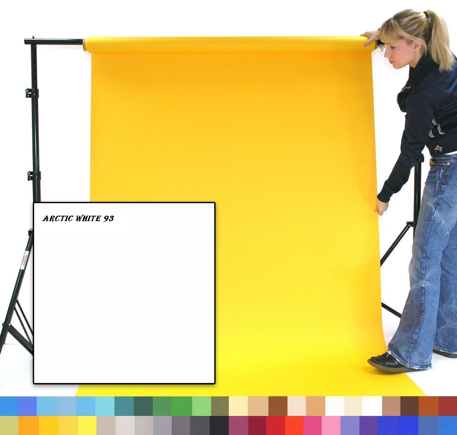Fond du studio en papier 1.35x11m couleur BLANCHE
