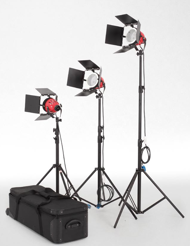 Kit de 3 Mandarines LED 3200K ~ 5600K