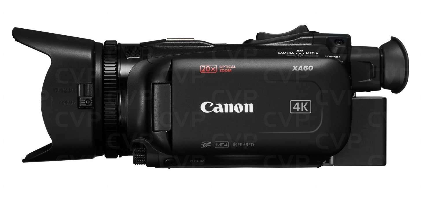 Caméscope professionnel Canon XA60B + Unité de poignée Canon HDU-4