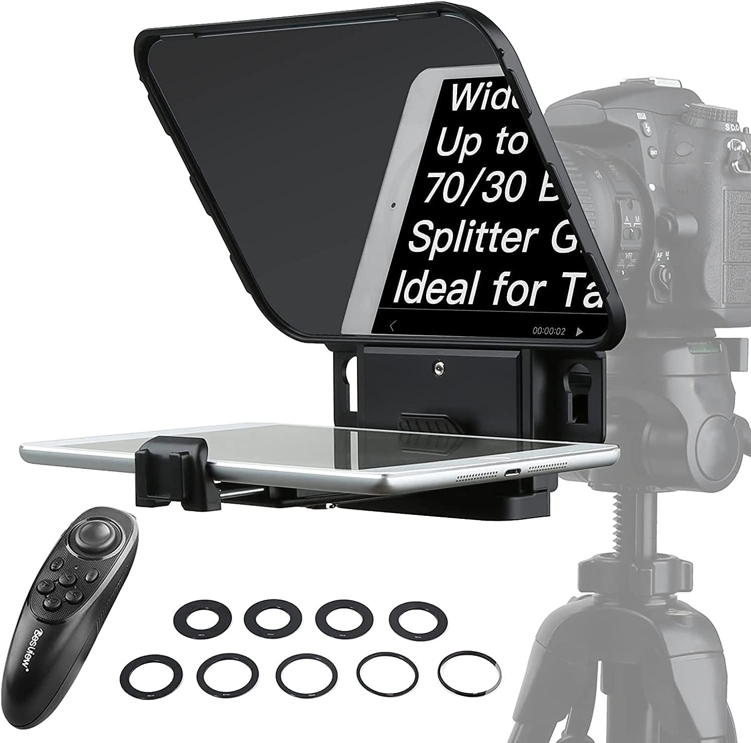 Téléprompteur portable T3 pour tablettes et smartphones