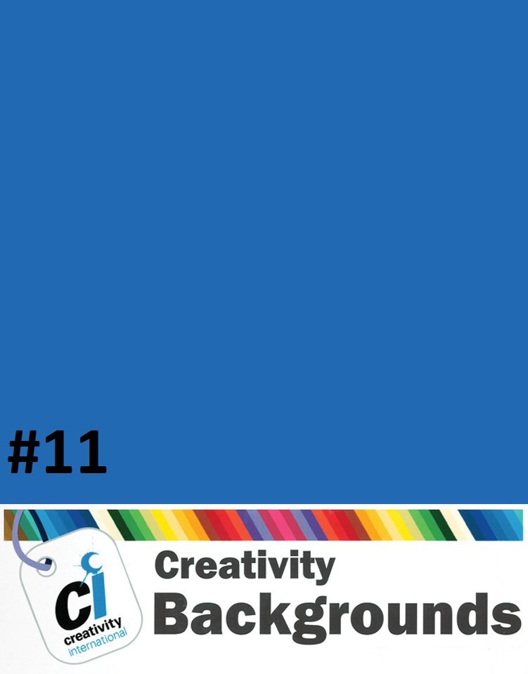 Fond du studio en papier 2.72x11m couleur CHROMABLUE #11