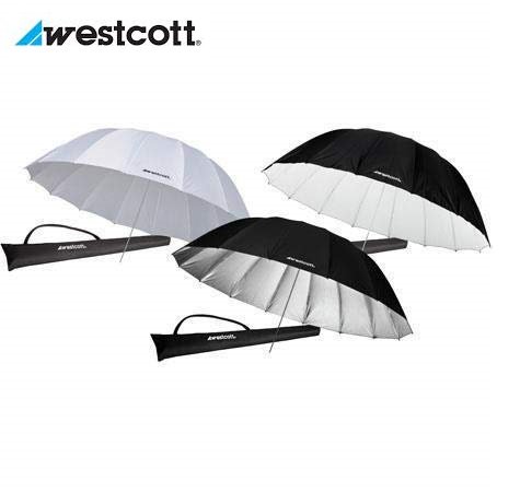 Ensemble de 3 parapluies paraboliques Westcott de Ø 180 cm