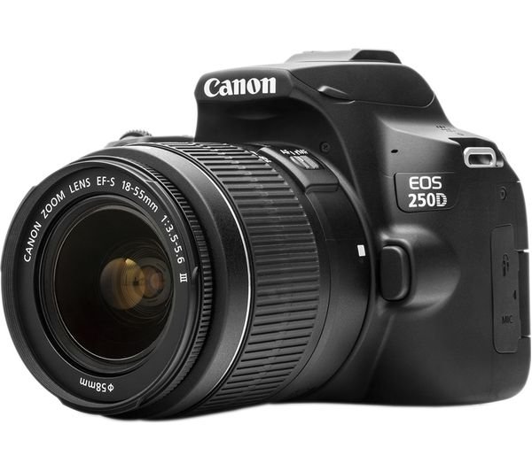 Canon EOS 250D avec objectif EF-S 18-55mm f/4-5.6 IS STM